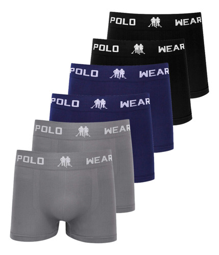 Kit 12 Cuecas Masculinas Boxer Microfibra Original Sortido