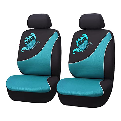 Mesh Colorized Universal Fit Car Seat Covers With Butte...