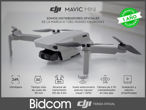 Drone Dji Mavic Mini Full Hd Original + Accesorios Garantia