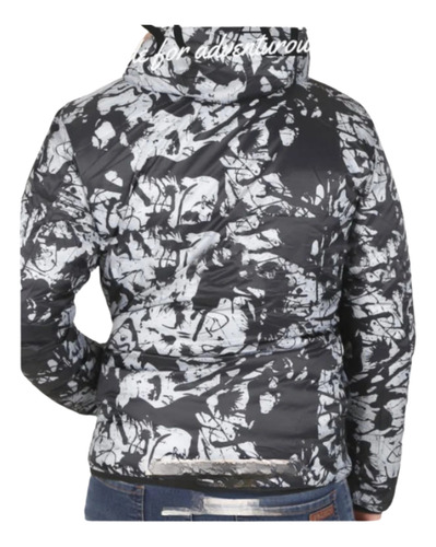 Campera Importada Reversible De Hombre Con Capucha