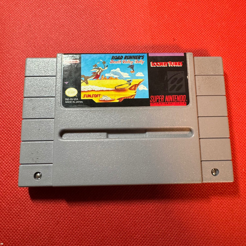 Road Runner's Death Valley Rally Super Nintendo Snes