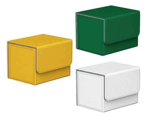 3x Card Deck Box Organizador Almacenamiento Contenedor