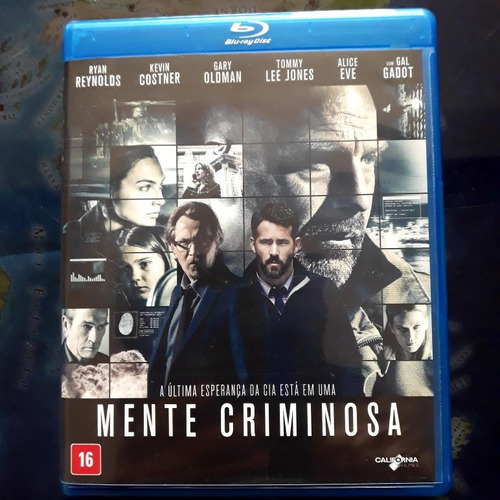 Mente Criminosa Bluray Original/ryan Reynolds/kevin Costner