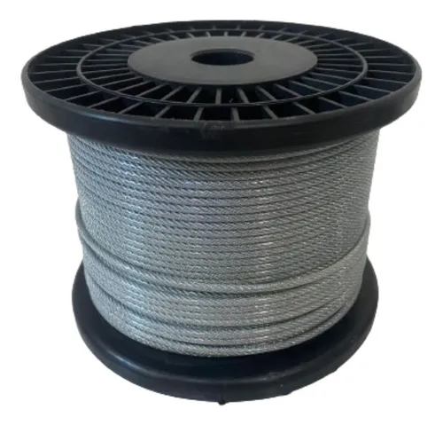 comprar Kit Cabo De Aço3\u002F32 C\u002Fpvc100mts,20 Estc 60 Grampos