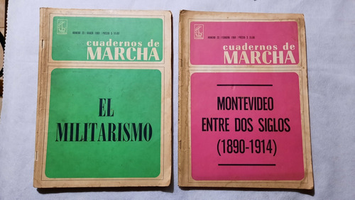 Lote Cuadernos Marcha Militarismo Montevideo Entre 2 Siglos 