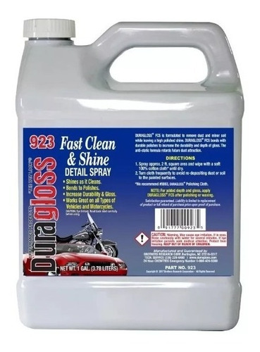 Duragloss Fast Clean & Shine 923 3,78l Quick Detailer