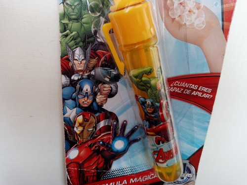 Tubo De Burbujas Avengers Thor Iron Man Ó Hulk