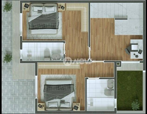 Imagem 21 de 25 de Casa Com 2 Dormitórios À Venda, 103 M² Por R$ 495.000,00 - Pátria Nova - Novo Hamburgo/rs - Ca3480