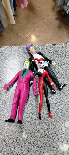 Dc Batman 66, Classics, Villanos, Bendable Flexibles!!! (Usado)