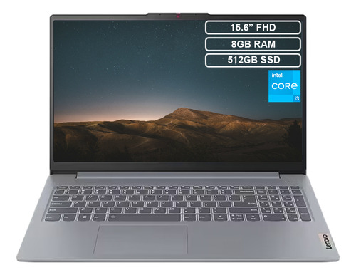 Portátil Lenovo Ideapad Slim 3 Core I3 N305 8gb 5125gb 15.6