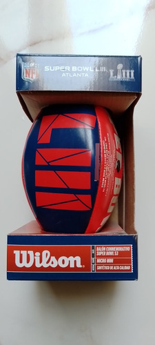 Balon Wilson Nfl Conmemorativo Super Bowl 53 Atlanta 