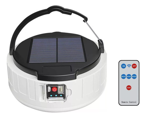 Lampara De Camping Usb Solar De Emergencia Multifuncional