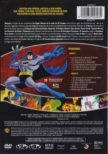 Batman El Valiente Temporada 2 Dos Parte 1 Uno Dvd