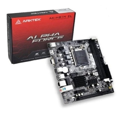 Placa Madre Arktek-chip Intel Ak-h81m Ddr3 Usb2.0 Hdmi Nuevo