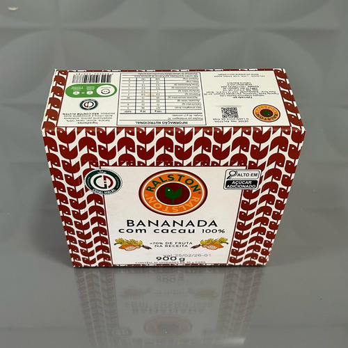 Bananada Com Cacau 100% Ralston Display C/30 Und 30g