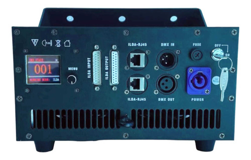 Raio Laser 10w Rgb - Ilda Dmx- 25kpps Com Case Lasershow 10w