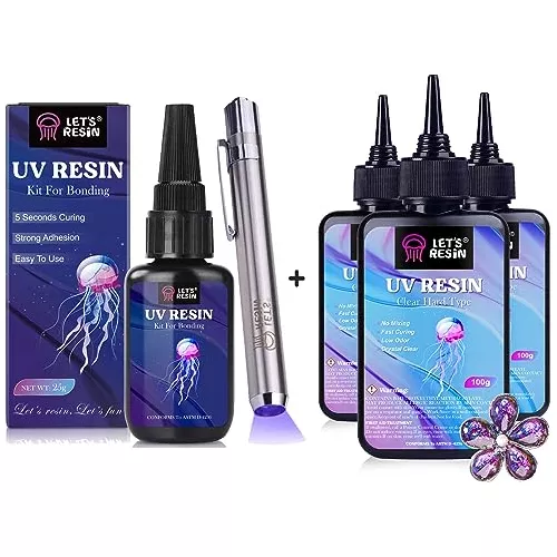 Let's Resin UV Resin Kit for Bonding - 100g