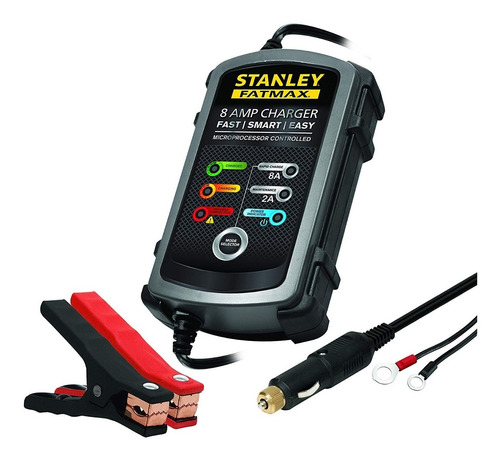 Cargador Mantenedor De Bateria 12v Stanley 8amp