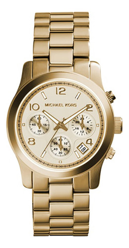 Reloj Michael Kors Mk5055 Gold Para Dama Nuevo 2023