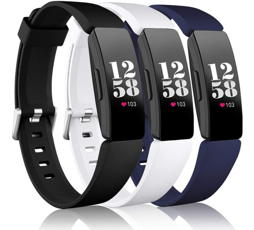 3 Mallas De Reloj Fitbit Inspire / Inspire 2 Talle Large