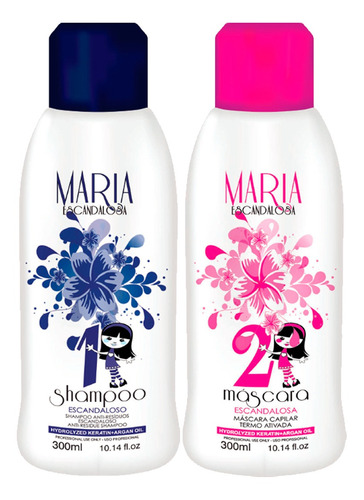 Imagem 2 de 4 de Escova Progressiva Tradicional Maria Escandalosa 2x300ml