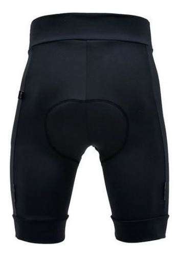 Imagem 2 de 4 de Bermuda Marcio May Light Masculina Preta Ciclismo Bike