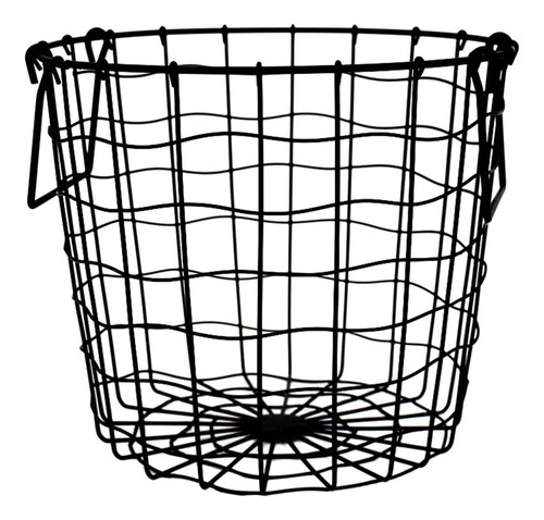 Cesta De Alambre Con Asas, Cesto Para La Colada, Cesta De
