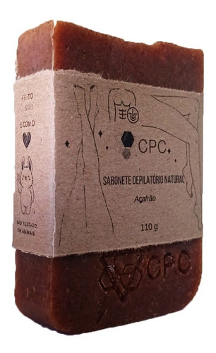 Sabonete Artesanal De Açafrão Depilatório Natural 110g