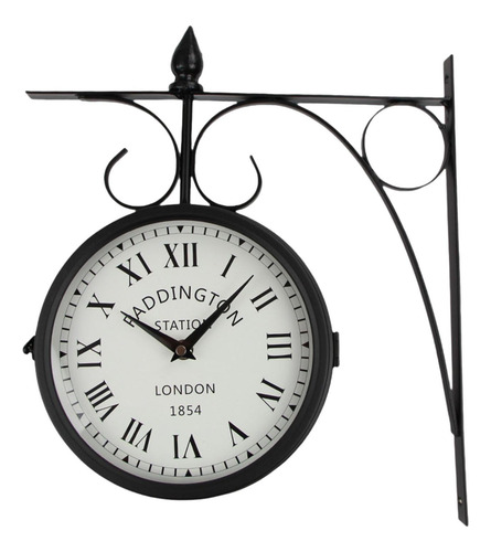 Reloj De Pared De Doble Cara, Reloj Decorativo De , Reloj