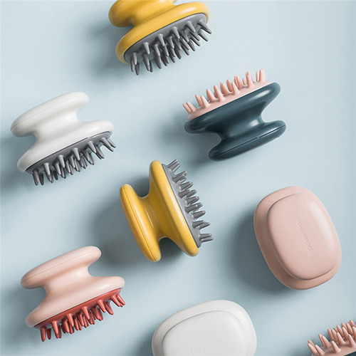 Cepillo Masajeador Para Cabello Y Cuero Cabelludo, Silicona