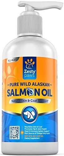 Aceite de salmón puro de Alaska salvaje para perros y gatos, apoya la  función articular, la salud inmune y del corazón, suplemento alimenticio  líquido