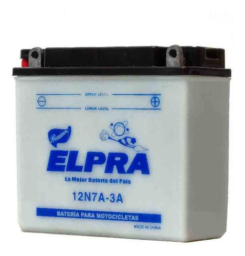 Bateria Elpra 12n7a-3a Acido Incluido C/caja