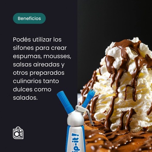 Cremera Sifon Para Crema 0.5 Lt