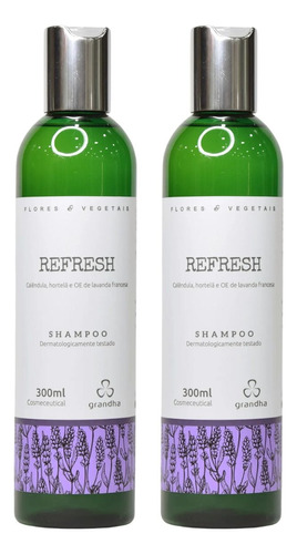  Shampoo E Condicionador Grandha Refresh Flores E Vegetais