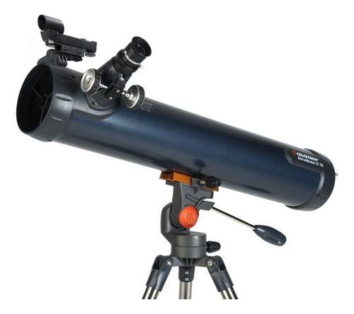 Telescopio reflector Celestron Astromaster Lt 76az azul oscuro