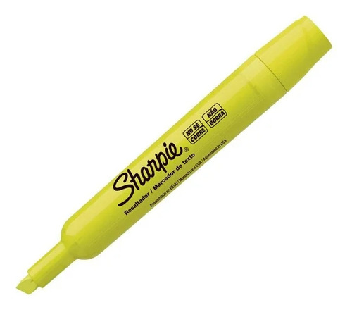 1 Pza Sharpie Resaltador Amarillo Fluorescente Marcatexto