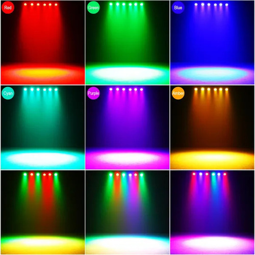 120w Rgb Cañon Led Dj Luces Impermeable Cambio De Color