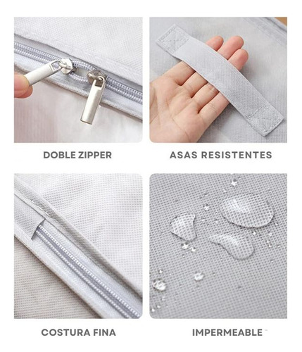 Set 3 Bolsas De Mano Equipaje Ropa Resistente