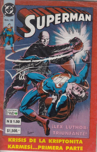 Comic Dc Superman Tomo # 180 Comic Chico Editorial Vid