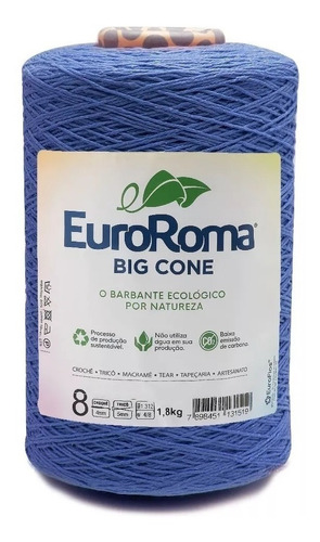 Barbante Euroroma Colorido 0903- Azul Royal N.8 1,8 Kg