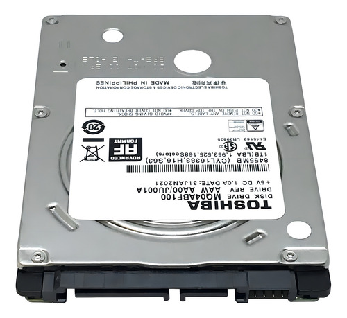 Hd Notebook Toshiba 1tb Mq04abf100 5400rpm Slim - Excelente (Recondicionado)