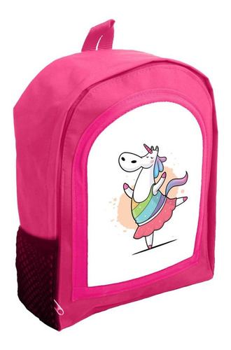 Mochila Infantil Rosa Nena Nene Bailarina Balet Danza Rr9