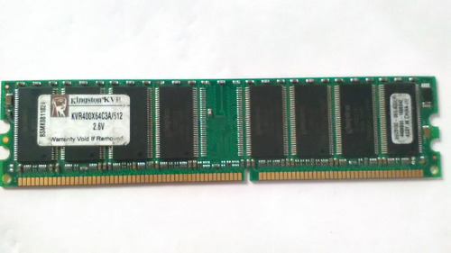 Memoria Ram Ddr Kingston Kvr400x64c3a 512mb