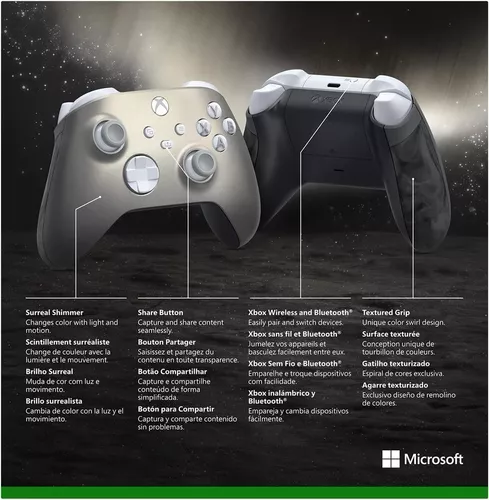 Controle Sem Fio Microsoft Xbox Series X / S Lunar Shift