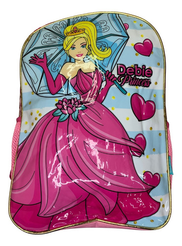 Mochila Escolar De Costas Debie Princess - Roice Cor Rosa