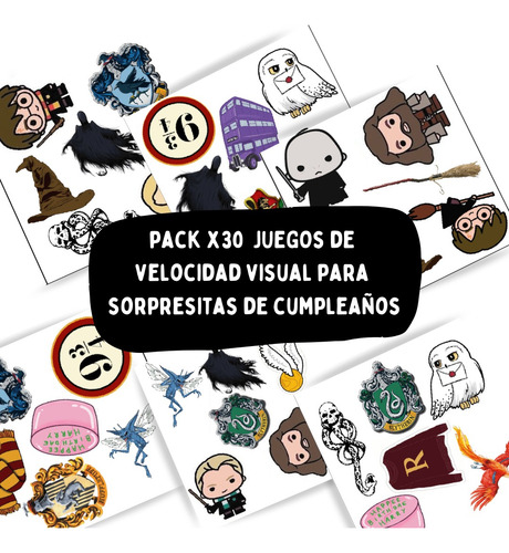 30 Juegos Velocidad Visual Para Cumpleaños Harry Potter