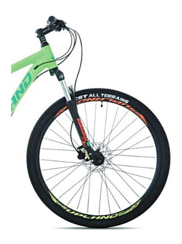 Imagen 3 de 5 de Bicicleta Upland Mtb X200-29 Aluminio Aro29 24v T18 Verde
