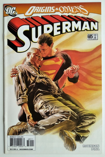 Superman 685 Dc Comics 2009 Portada Alex Ross.