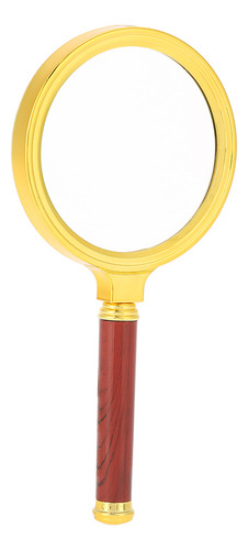 Lupa Portátil Magnifier 10x Con Mango De Madera Desmontable