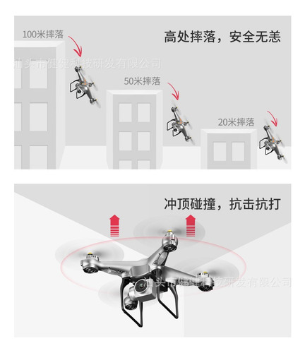 Dron Aéreo Profesional Jjrc Hd De Largo Alcance